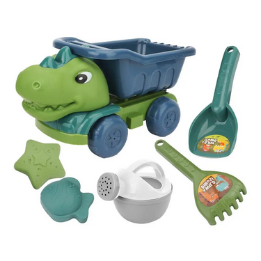 Creatieve Strand Dino Set voor Kinderen – Zandkastelen en Dinosaurussen, Veilige Materialen, 13x27x14.5 cm, Meerkleurig 0